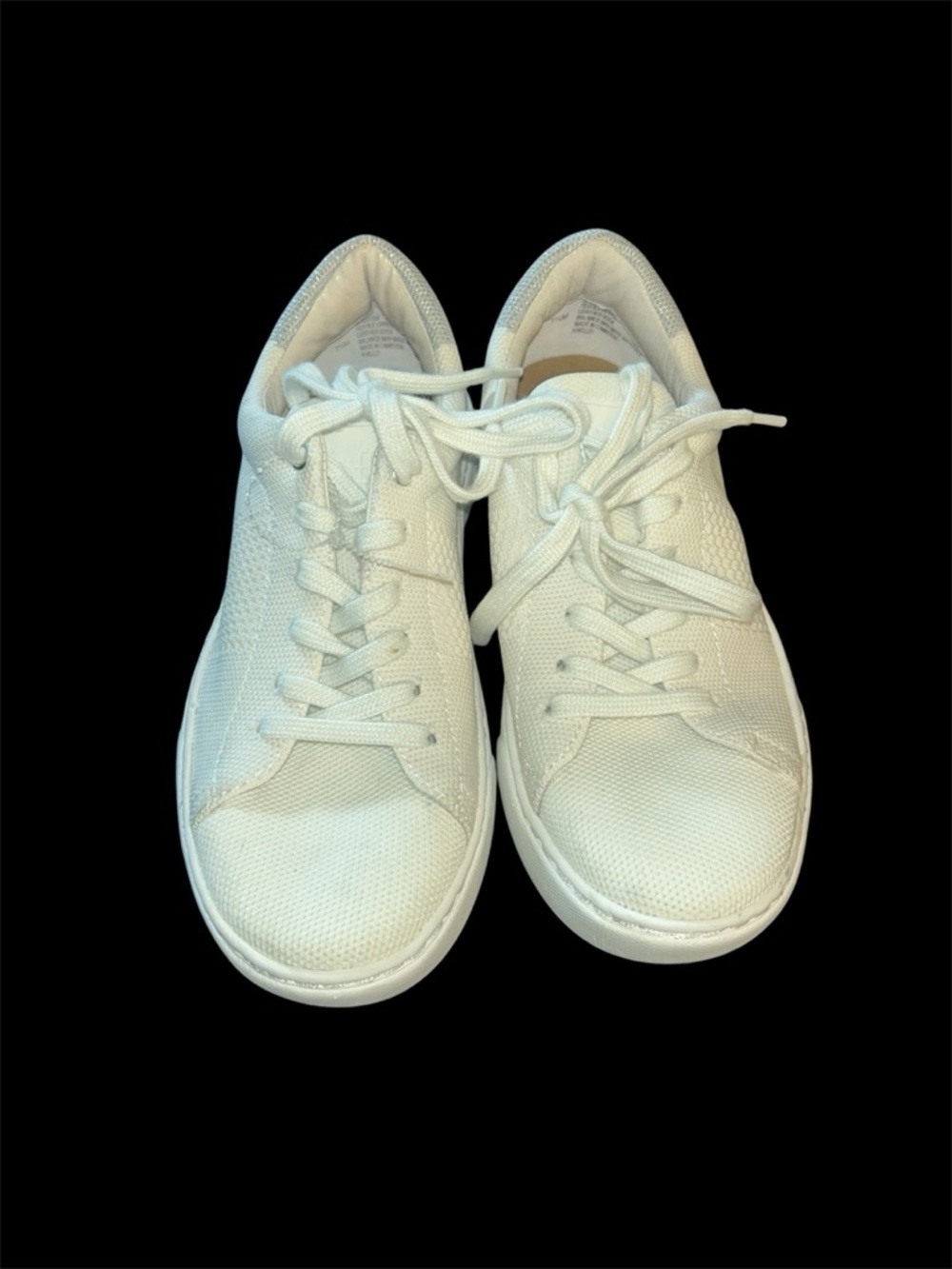 Sofft Waylyn Women’s White Knit Lace-Up Sneakers - Picture 4 of 8